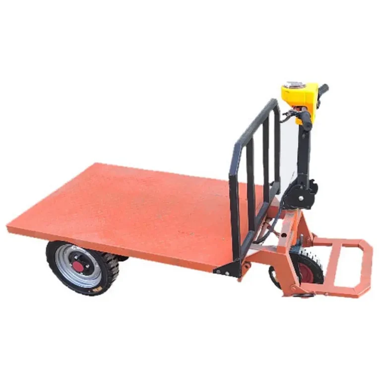 NQTF-ST009 Electric Three Wheel Flatbed Truck Stand on 1