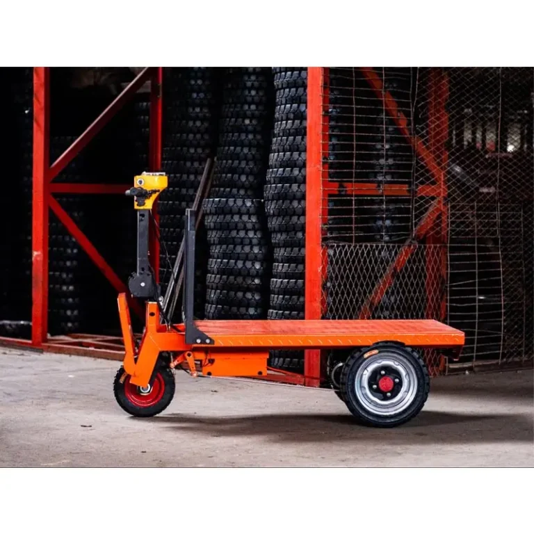 NQTF-ST009 Electric Three Wheel Flatbed Truck Stand on 3