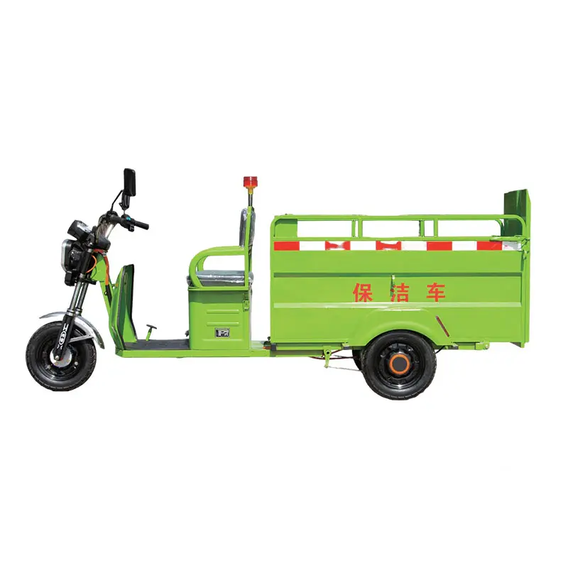 Dual-Barrel Electric Sanitation Tricycle (Prince Model)