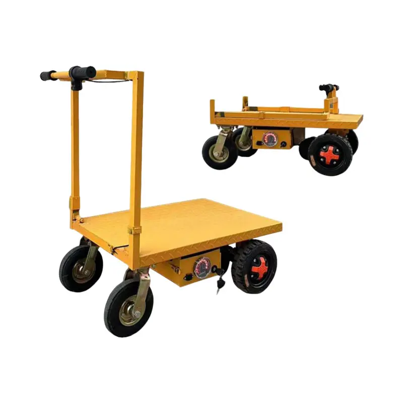 Electric 4-Wheel Flatbed Cart